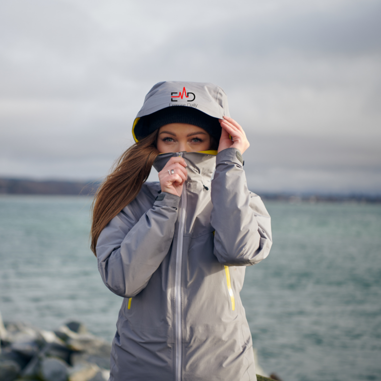 women's full length raincoat with hood
