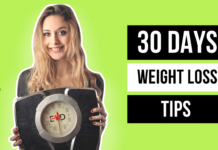 How lose 30 pounds in one month