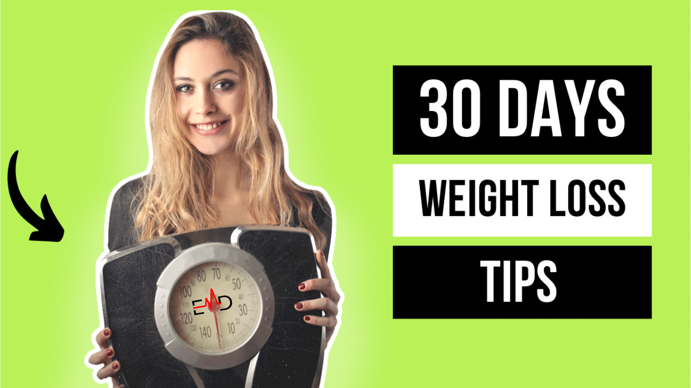 How to Lose 30 pounds in a Month - Exercise Daily