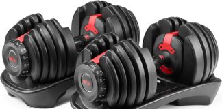 Exercise Daily _ Amazon Budget Adjustable Dumbbells Review Bowflex SelectTech 552 Adjustable Dumbbells