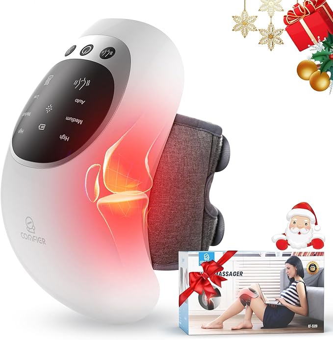 COMFIER Cordless Knee Massager with Heat 7 Best Contrast Knee Heat Therapy Massager in 2024