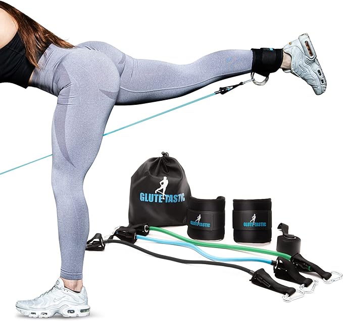 Glute-Tastic - Ankle Kickback Strap with Resistance Bands