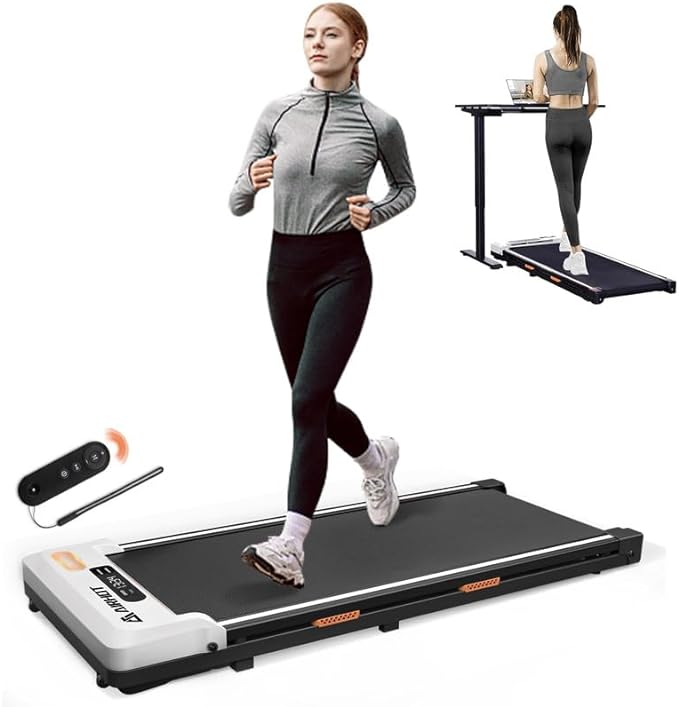 AIRHOT Under Desk Treadmill, Walking Pad 2 in 1 for Walking and Jogging