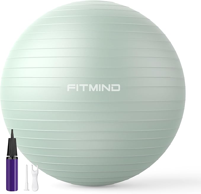 Extra Thick Exercise Ball Yoga Ball for Workout Pregnancy Stability