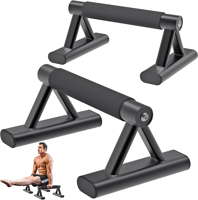 SELEWAERE Parallettes Floor Workout Push Up Handles