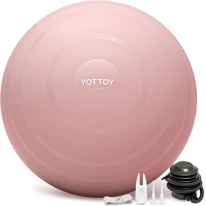 YOTTOY Anti-Burst Exercise Ball for Working Out