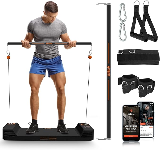 SQUATZ Apollo Board Mini: 150lb Resistance Smart Cable Machine