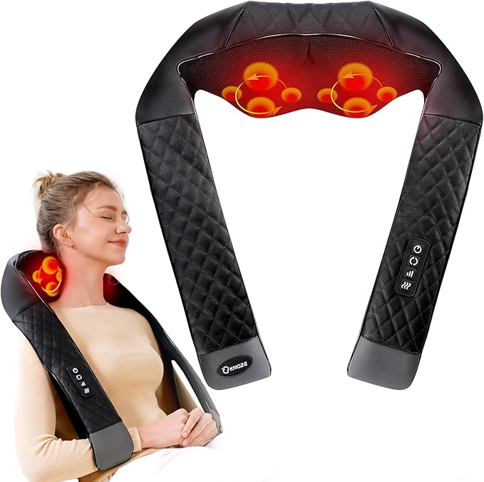 KNQZE Neck and Back Massager with Heat