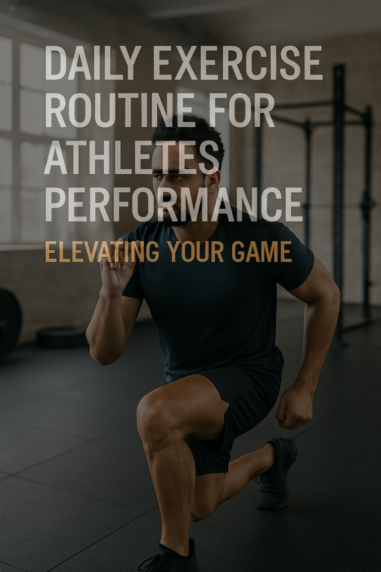 Daily Exercise Routine for Athletes Performance: Elevating Your Game