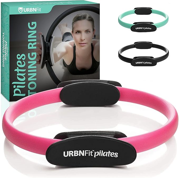 URBNFit Pilates Ring – 12" Magic Circle w/Dual Grip