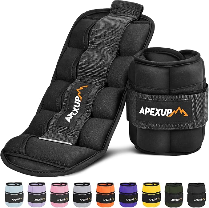 7 Best Adjustable Ankle Weights for Enhanced Training APEXUP 10lbs/Pair Adjustable Ankle Weights