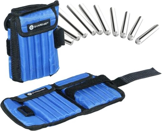 Gymenist Verstellbare Knöchelgewichte - 2x 0,9kg Mit Metallstäbchen Für Training & Cardio