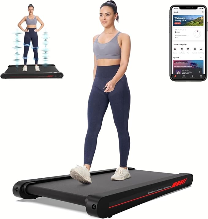 Sperax Walking Vibration Pad with APP – 3-in-1 Under-Desk Treadmill