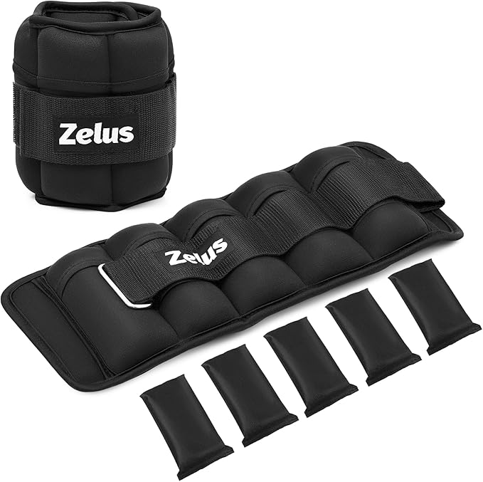 ZELUS 1 Pair Adjustable Ankle Weights