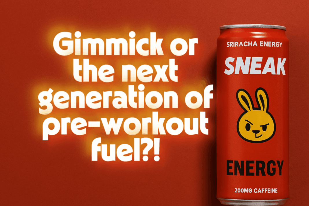 Sneak x Flying Goose Sriracha Energy DrinkExercise Daily Review