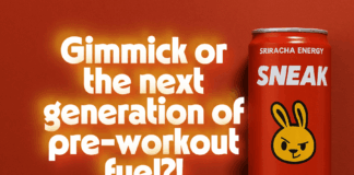 Sneak x Flying Goose Sriracha Energy DrinkExercise Daily Review