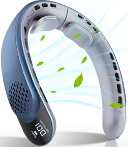 Ergonomic Design of FrSara Neck Fan Lightweight and Portable