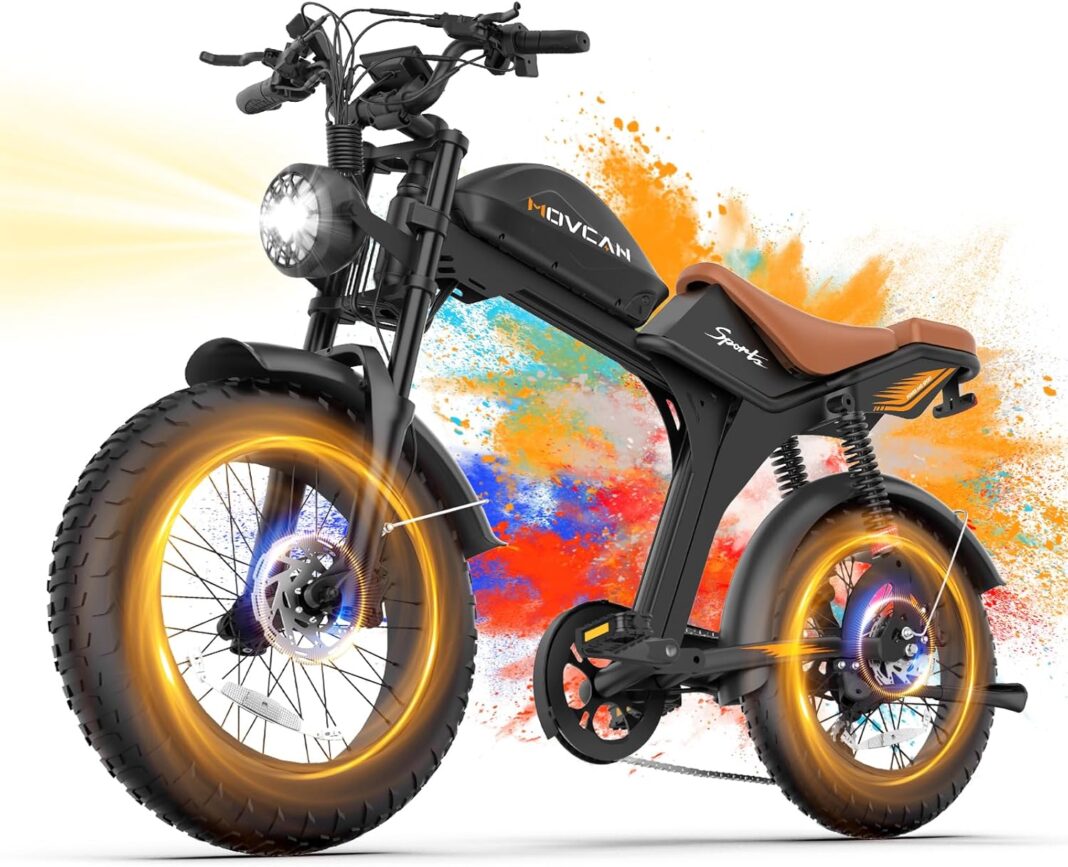 Best fat tire ebike under $1000 – MOVCAN V70 electric bike 35 MPH