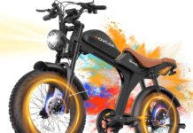 Best fat tire ebike under $1000 – MOVCAN V70 electric bike 35 MPH