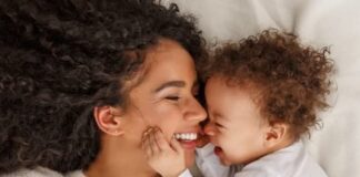 Amazon Baby Registry welcome bag filled with baby product samples