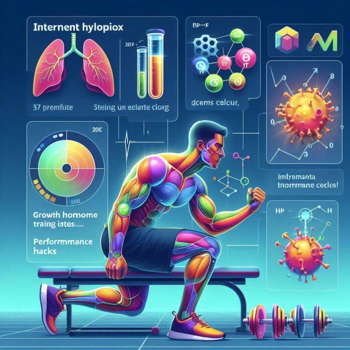 intermittent-hypoxia-training-benefits-yogi-athlete.jpg Intermittent hypoxia training benefits illustrated with a yogi practicing pranayama breathing on one side and a modern athlete running with an altitude mask on the other.
