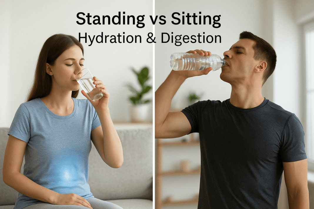 Is it bad to drink water while standing for digestion — Exercise Daily