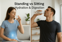 Is it bad to drink water while standing for digestion — Exercise Daily