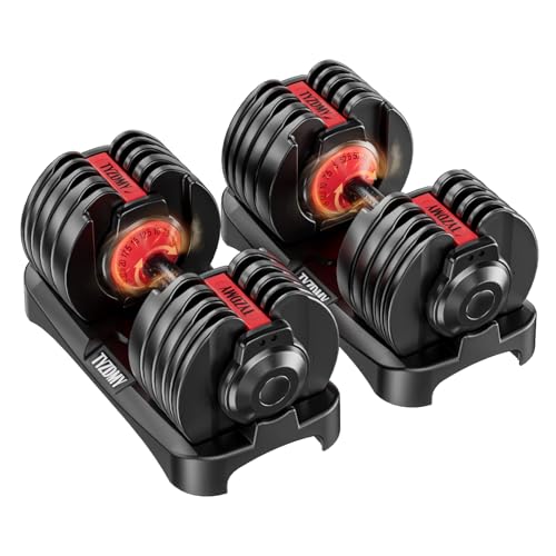 Exercise Daily _ Adjustable Dumbbells Set
