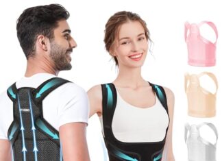 Exercise Daily _ Adjustable Back Posture Corrector Brace