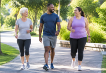 How to start a daily walking routine for better health Adults starting a daily walking routine for better health and fitness