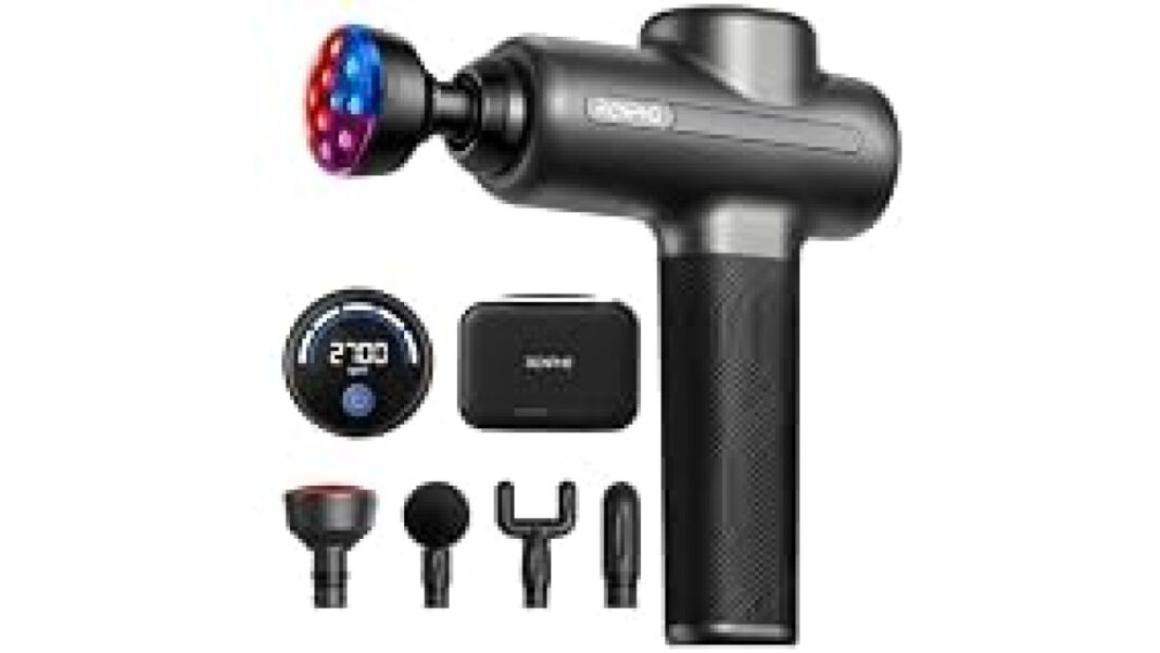 RENPHO Infrared Smart Recovery Massage Gun | Exercise Daily